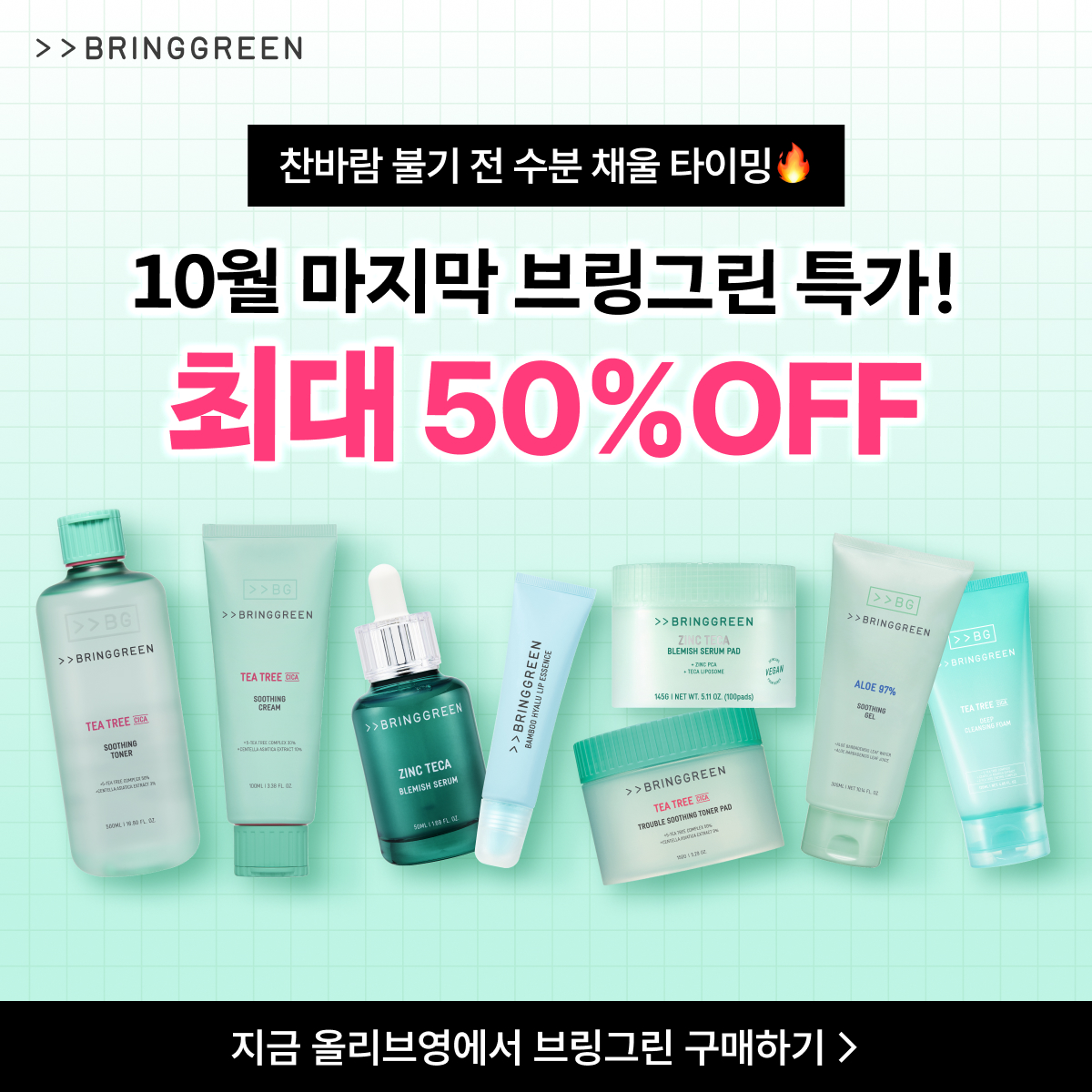 브링그린 광고 이미지