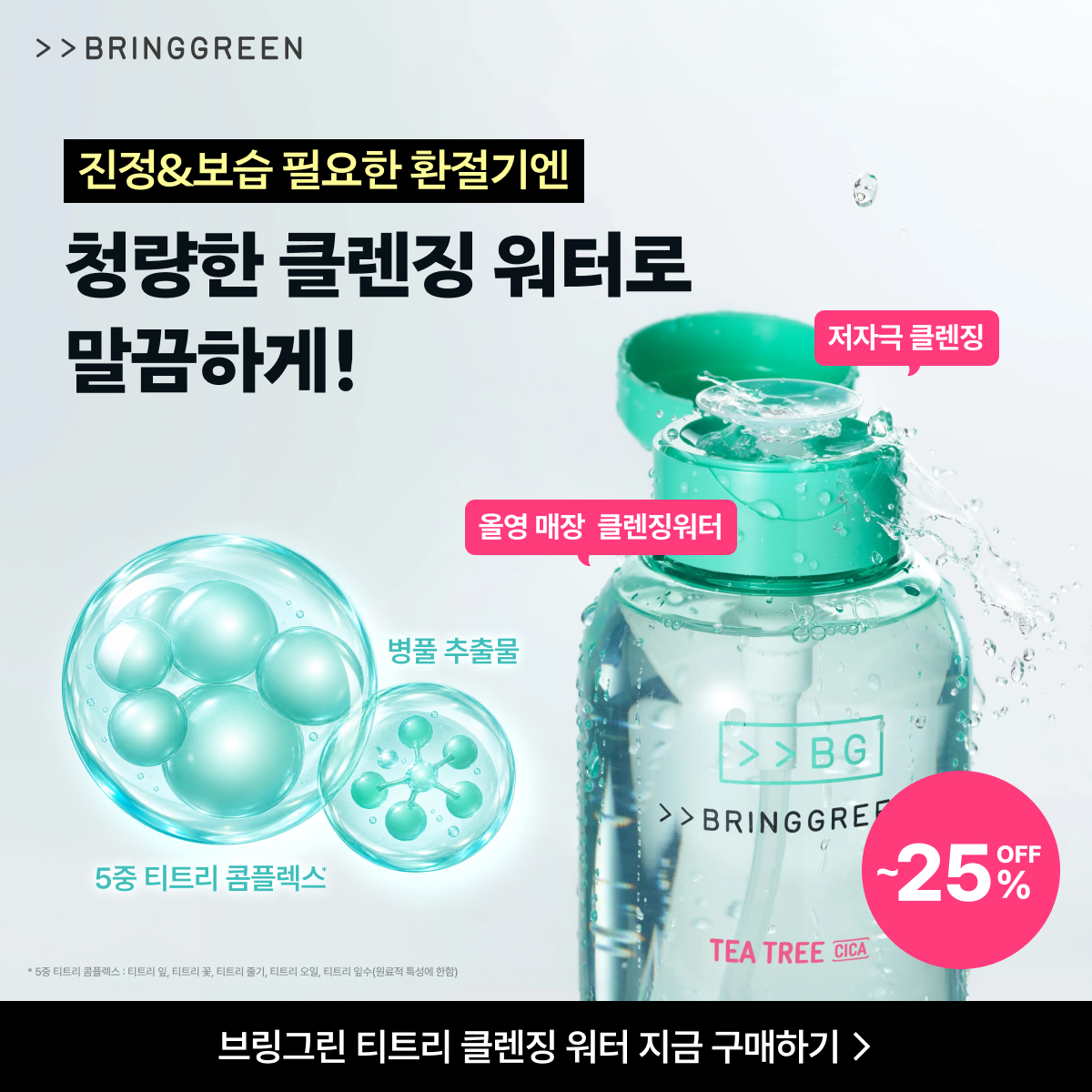 브링그린 광고 이미지