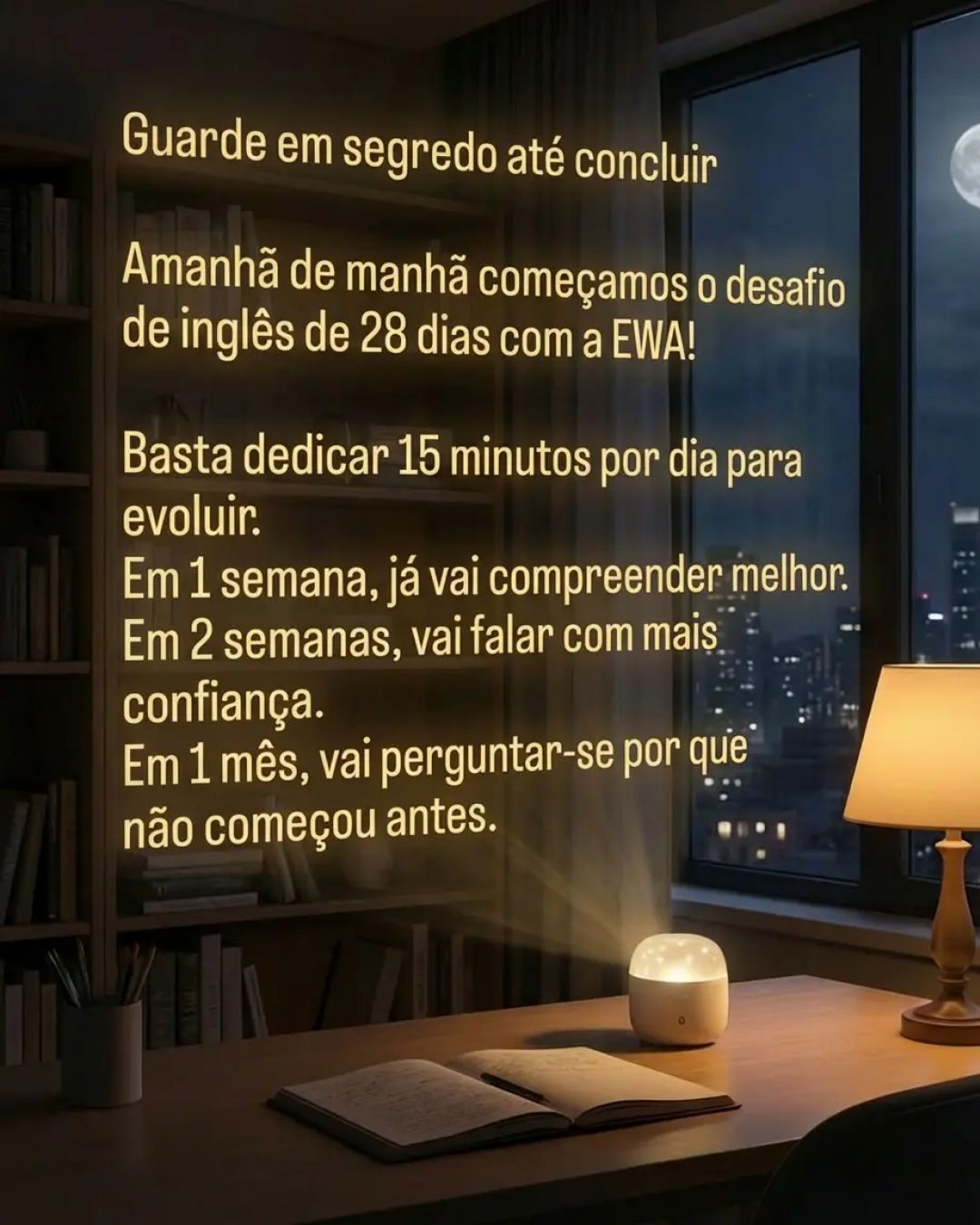 EWA: Learn Languages 광고 이미지